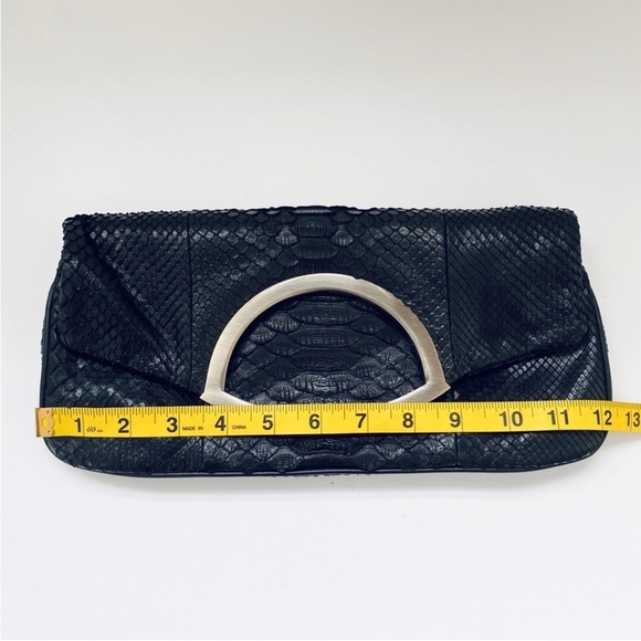 Rafe leather croc embossed clutch - Picture 2 of 10